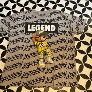 OG Hustle Legendary Bear Tshirt Mens /hip hop/ urban/ street     NWOT
